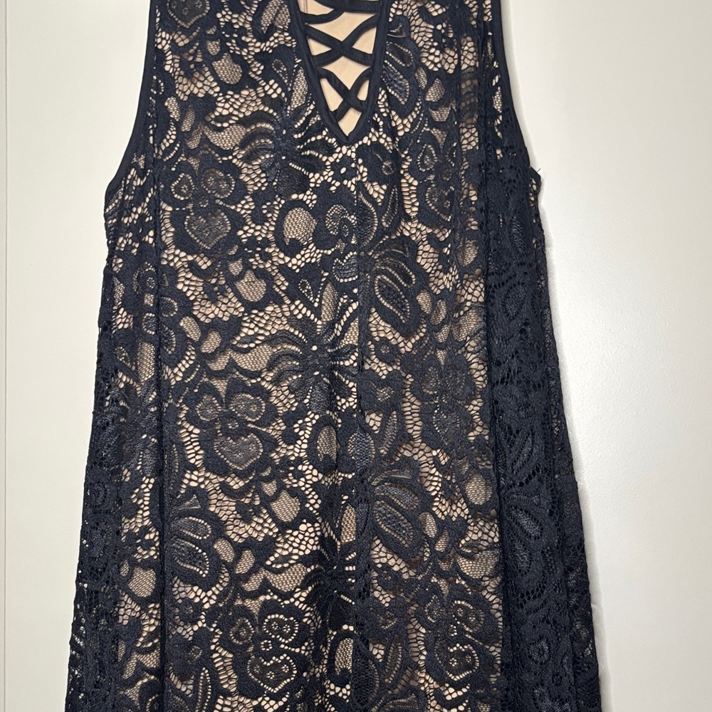 Liberty Love Black Lace Dress